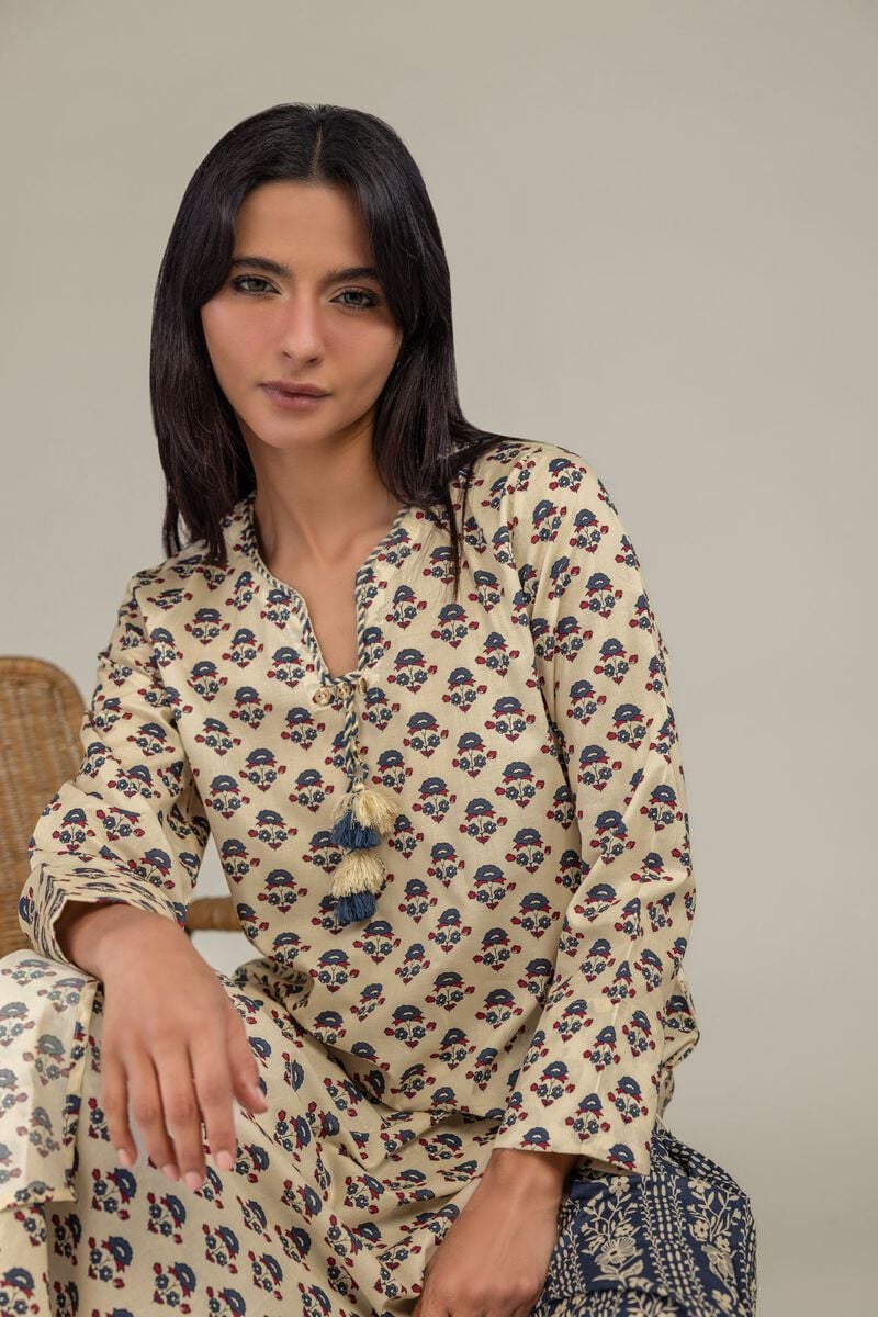 Printed | Cambric | Floral Longline Kurta | USD 35.00
