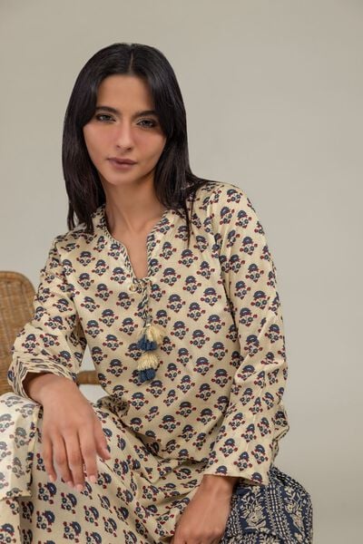 Printed | Cambric | Floral Longline Kurta | USD 35.00