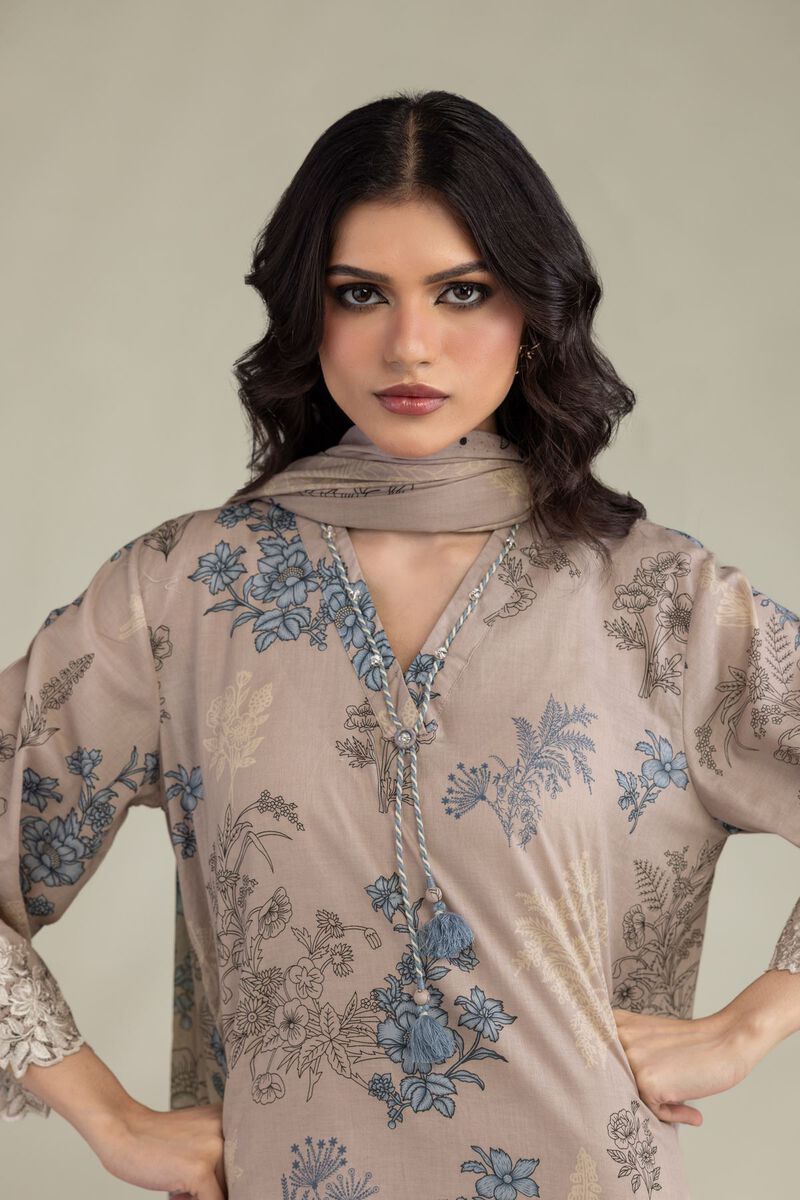 Embroidered | Lawn | Floral Lawn Dupatta | USD 30.00