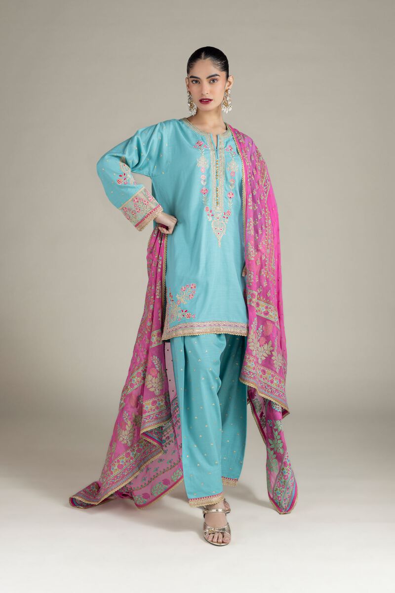 Printed | Raw Silk | Dupatta | USD 28.00