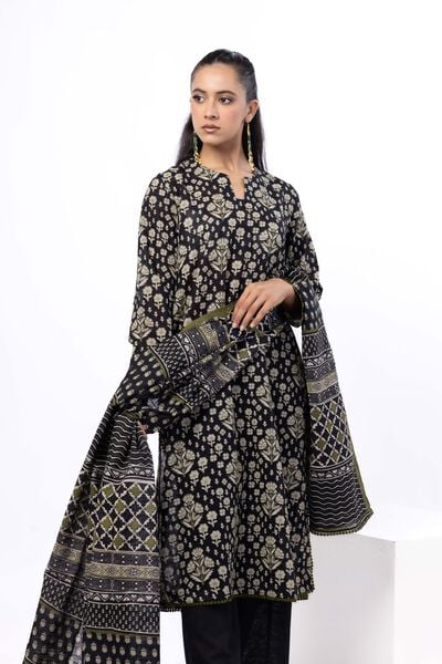 Printed | Light Khaddar | Tailored 3 Piece | USD 45.00