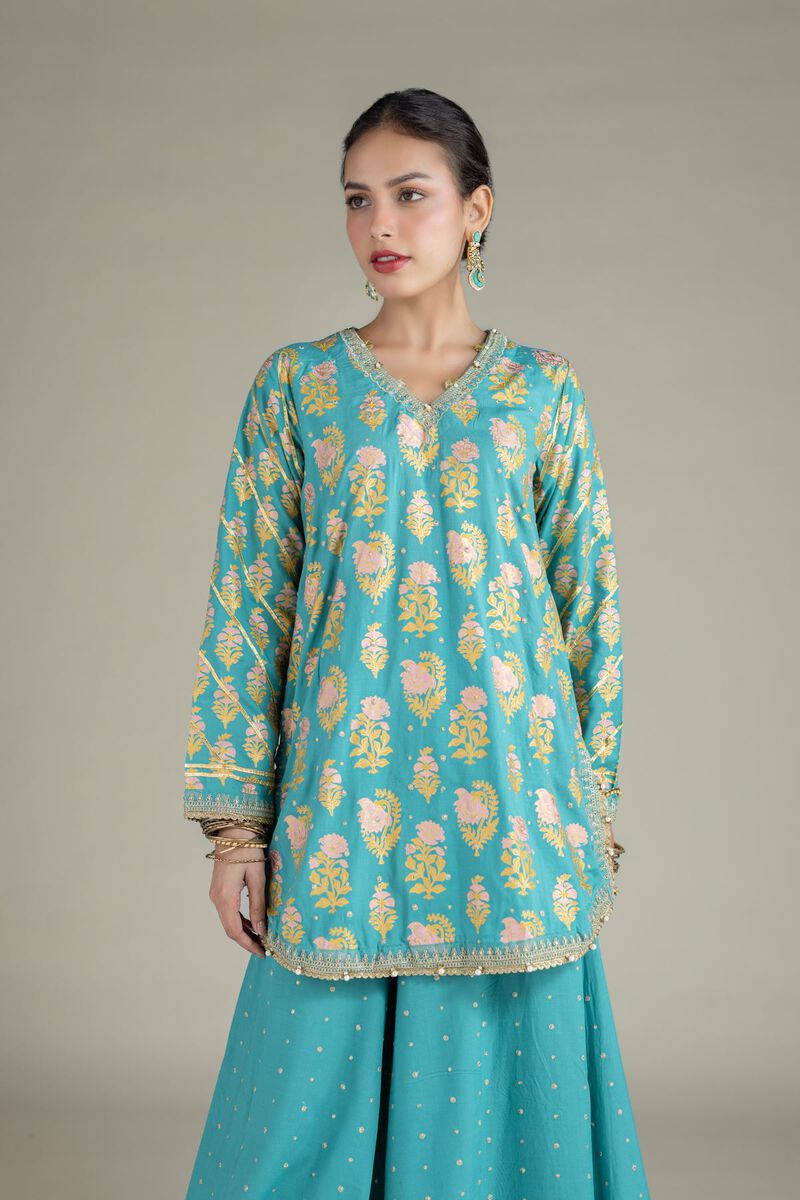 Embroidered | Raw Silk | Kurta | USD 55.00