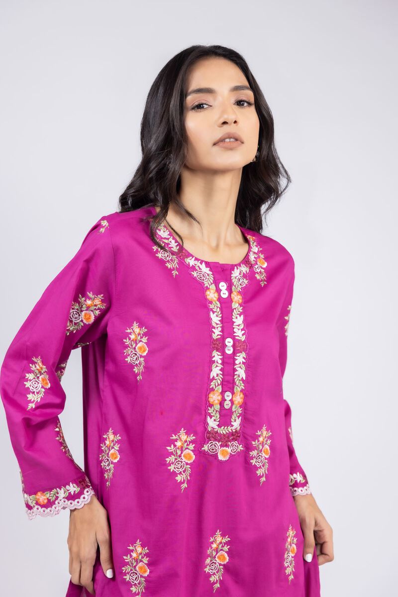 Embroidered | Cambric | Kurta | null