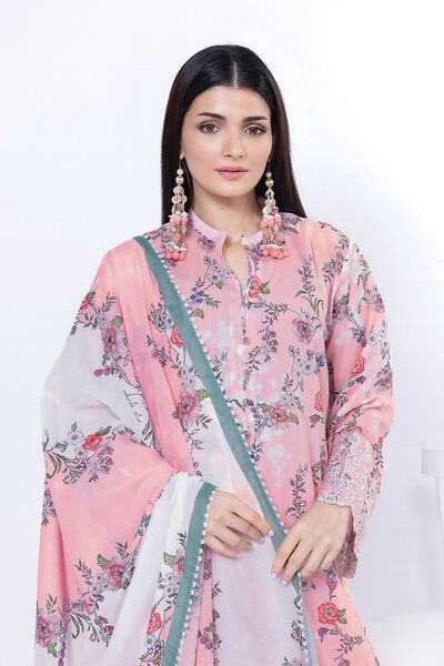Embroidered | Lawn | Fabrics 3 Piece | USD 13.50