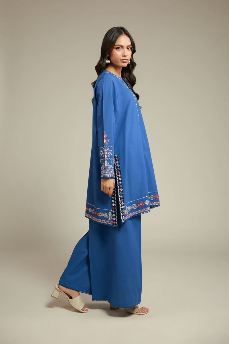Embroidered | Cambric | 2-Piece Tailored Set | USD 55.00