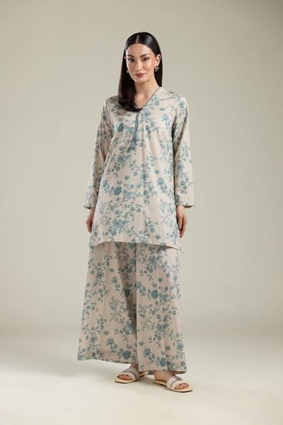Printed | Cotton Viscose | Floral Cotton Pants | USD 30.00