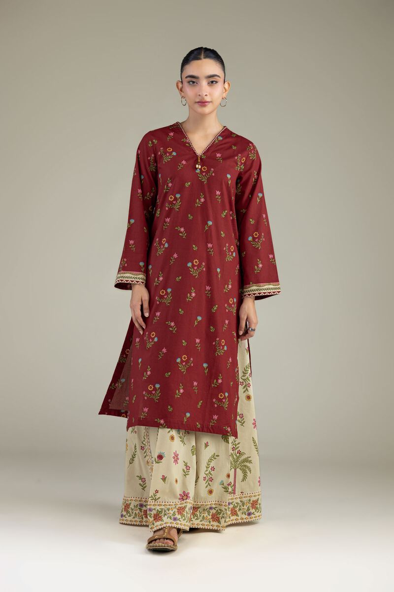 Printed | Cambric | Long Cambric Kurta | USD 35.00