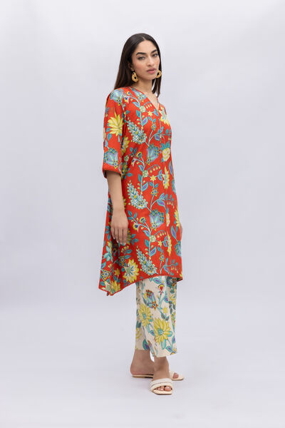 Printed | Crosshatch Poplin | Pants | USD 15.00