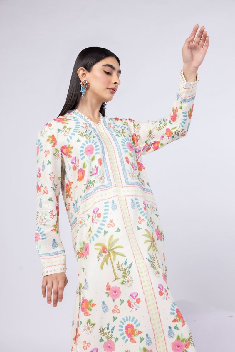Printed | Thai Silk | Kurta | USD 20.00