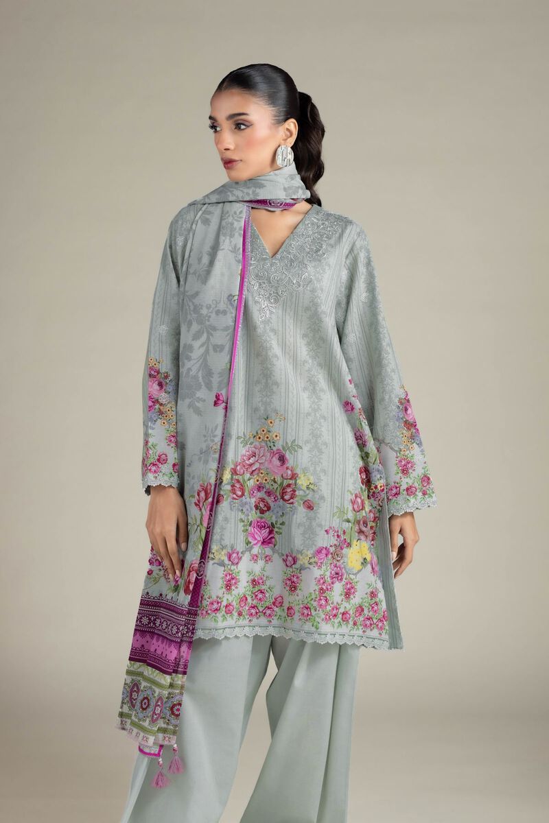 Embroidered | Cambric | Tailored 3 Piece | USD 70.00