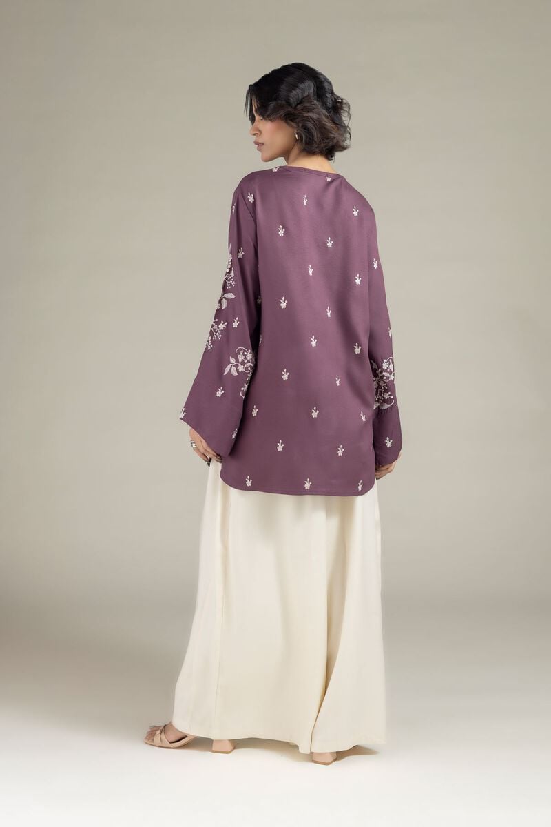 Embroidered | Viscose Crepe | Tunic | USD 35.00