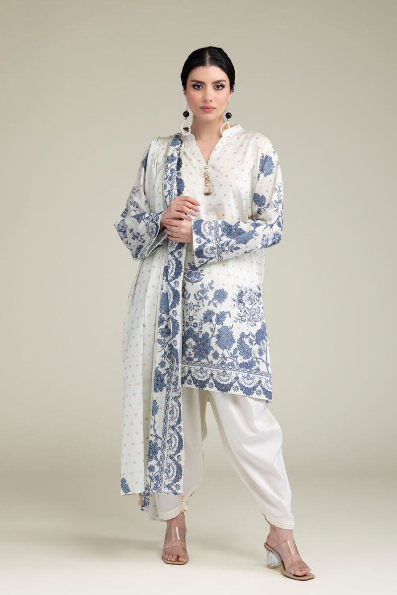 Printed | Jacquard | Tailored 3 Piece | USD 70.00