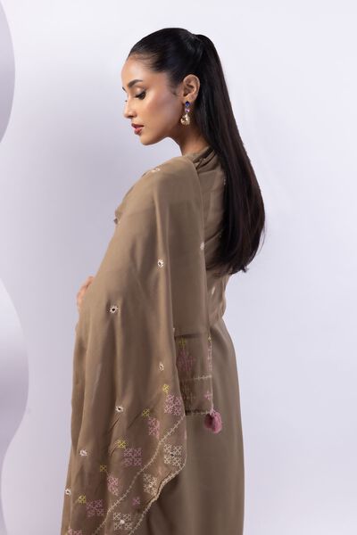 Dyed | Light Thai Silk | Dupatta | USD 30.00