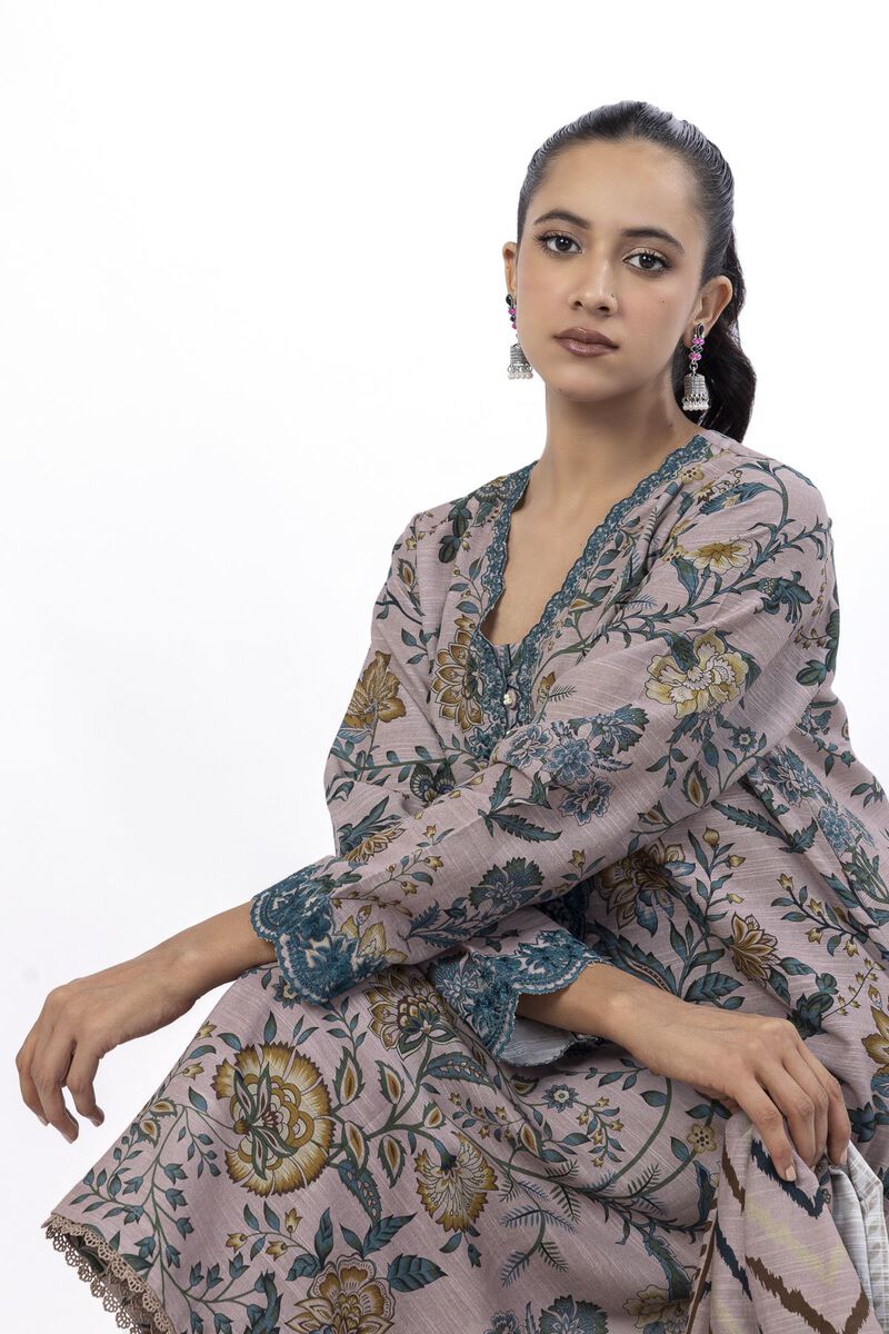 Embroidered | Light Khaddar | Tailored 3 Piece | USD 50.00