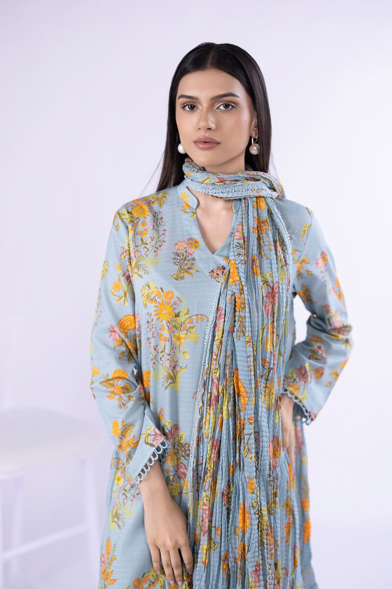 Printed | Voile | Dupatta | USD 7.50