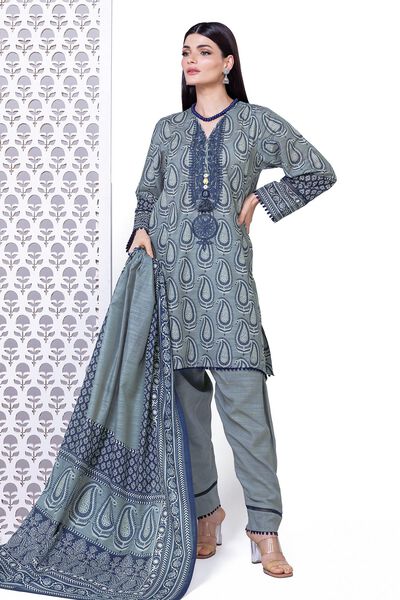 Embroidered | Light Khaddar | Tailored 3 Piece | USD 32.50