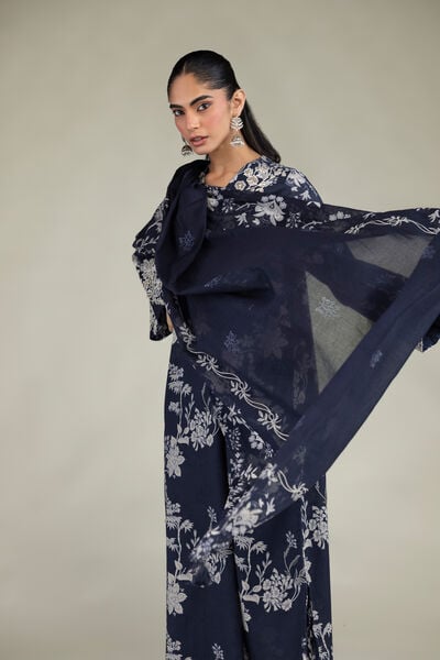 Embroidered | Lawn | Floral Lawn Dupatta | USD 25.00