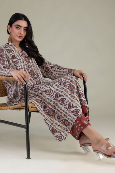 Printed | Cambric | Long Cambric Kurta | USD 40.00