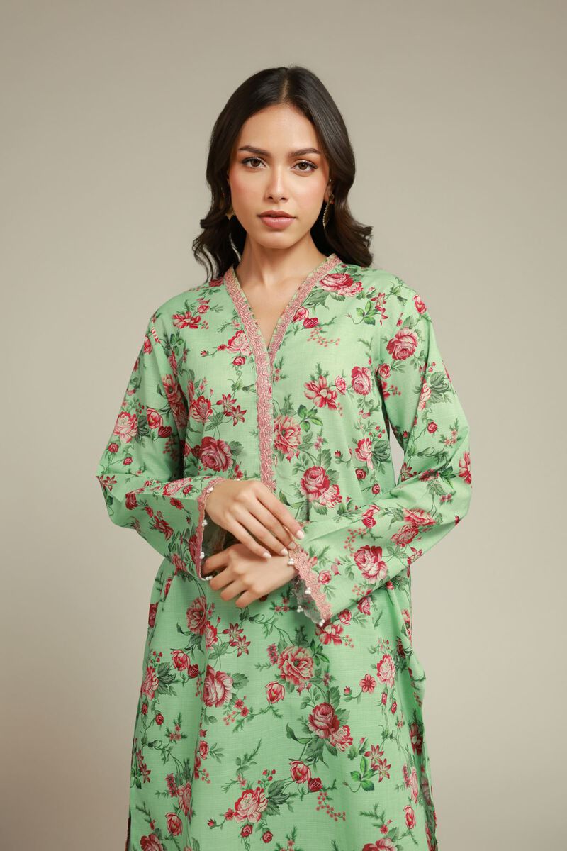 Printed | Cambric | Lawn Co-ord Set | USD 55.00