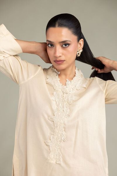 Embroidered | Cambric | Long Cambric Kurta | USD 40.00