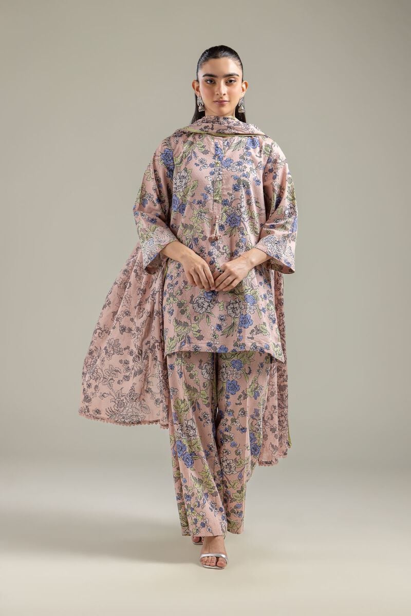 Embroidered | Cotton Dobby | Summer Floral Pants | USD 25.00