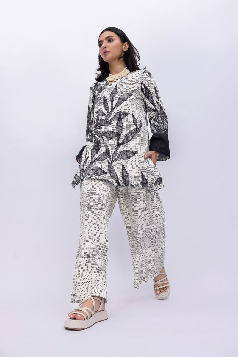 Printed | Ripple Crinkle | Pants | USD 18.00