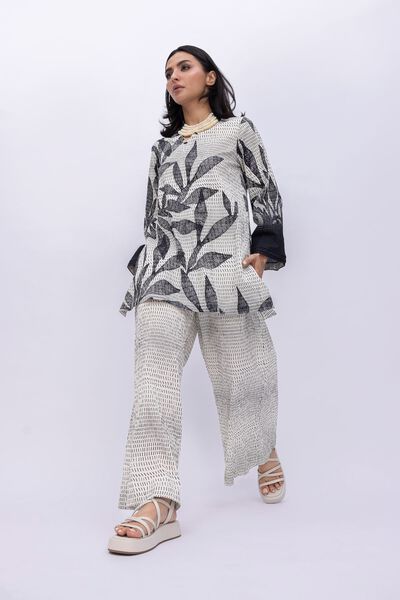 Printed | Ripple Crinkle | Pants | USD 18.00