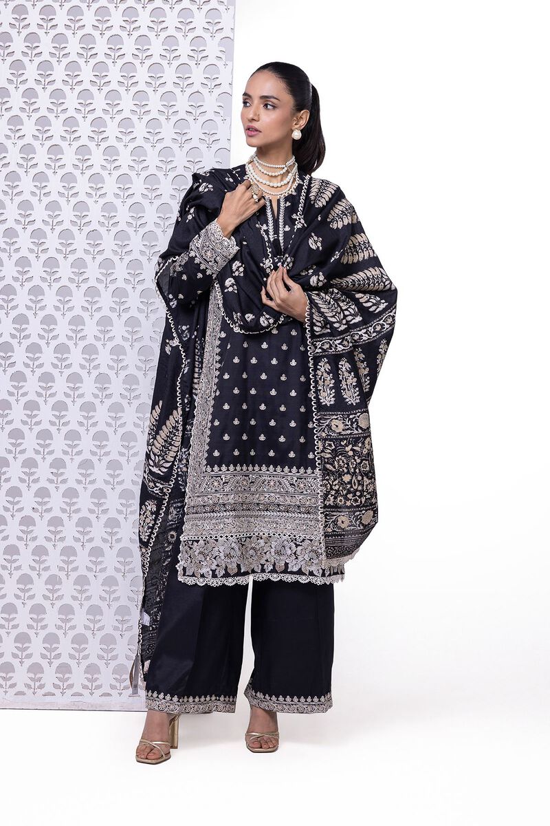 Embroidered | Raw Silk | Pants | USD 7.50