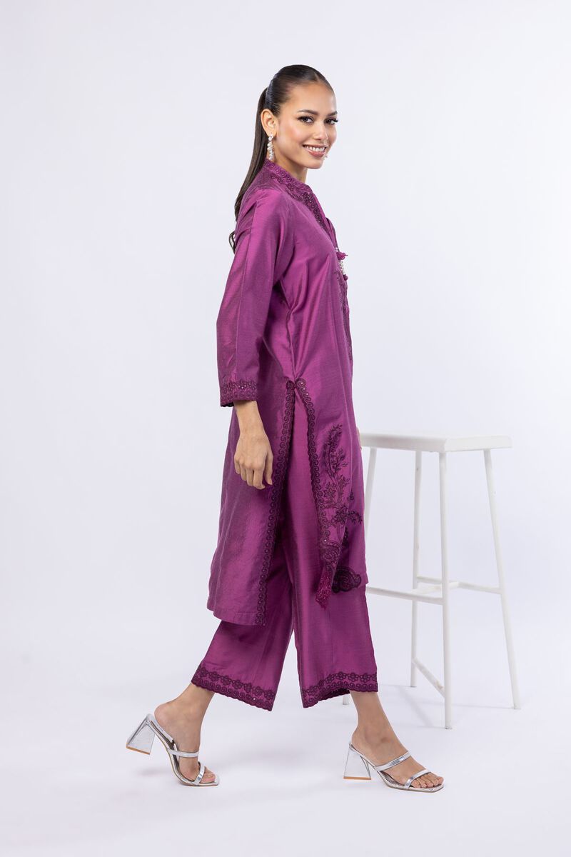 Embroidered | Raw Silk | Kurta | USD 50.00