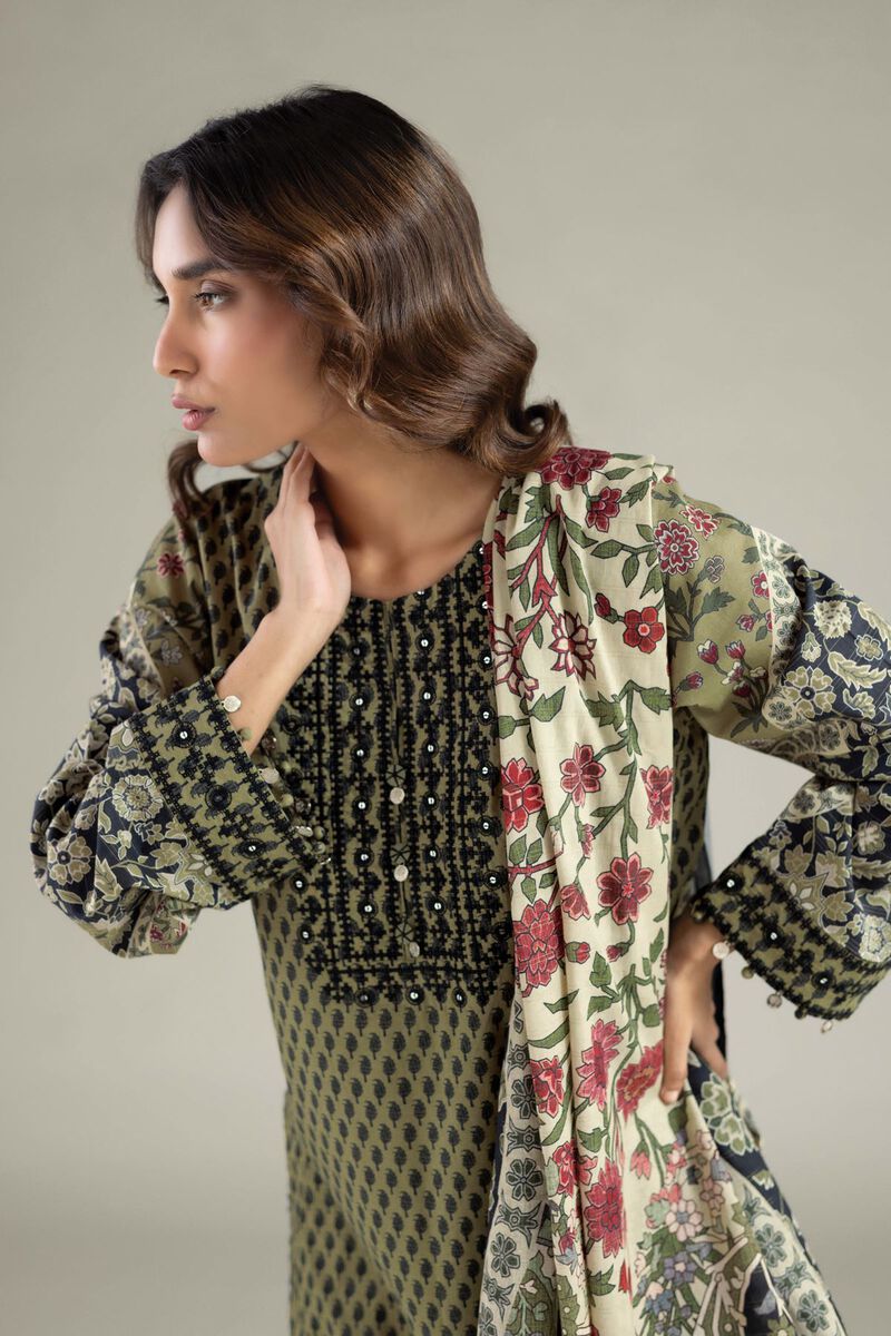 Printed | Messuri | Tailored 3 Piece | USD 65.00