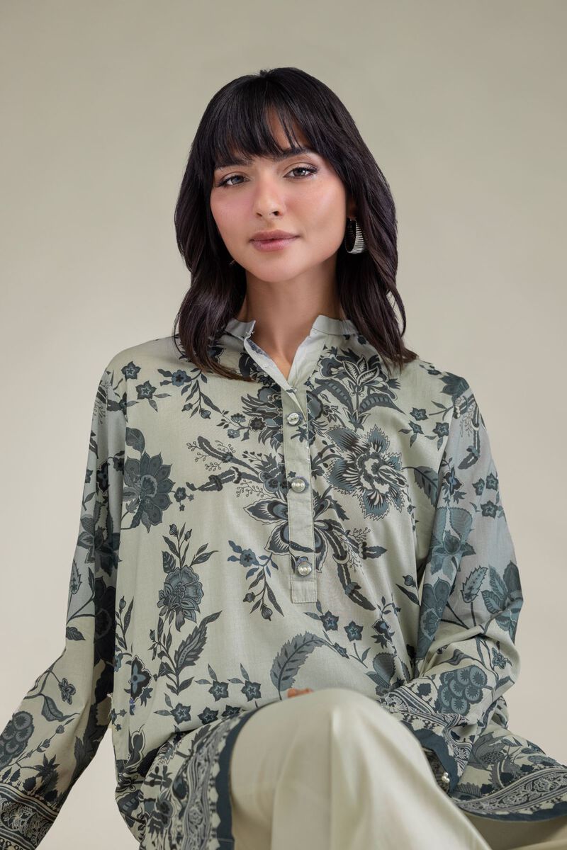 Printed | Cambric | Floral Cambric Kurta | USD 40.00
