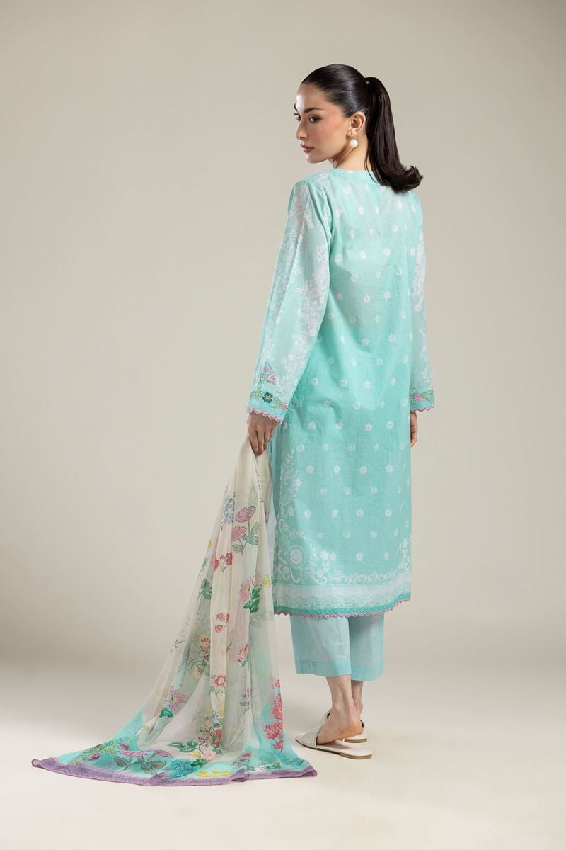 Embroidered | Cambric | Floral Tailored 3-piece | USD 75.00