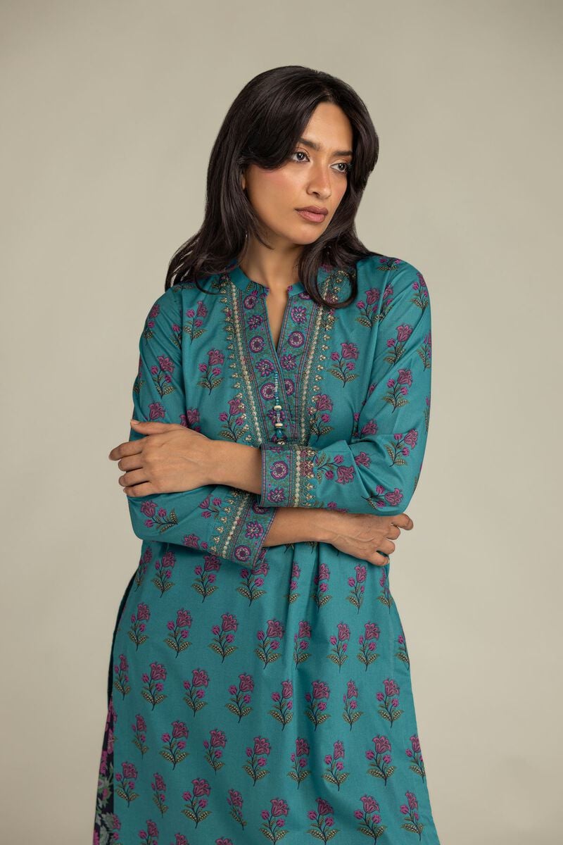 Embroidered | Cambric | Floral Cambric Kurta | USD 40.00