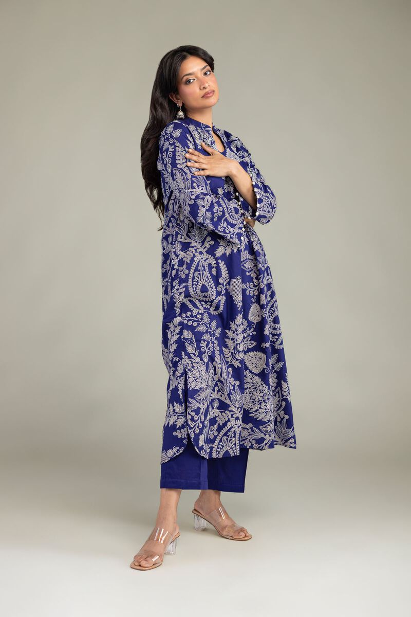 Cambric | Floral Navy Pants | USD 30.00