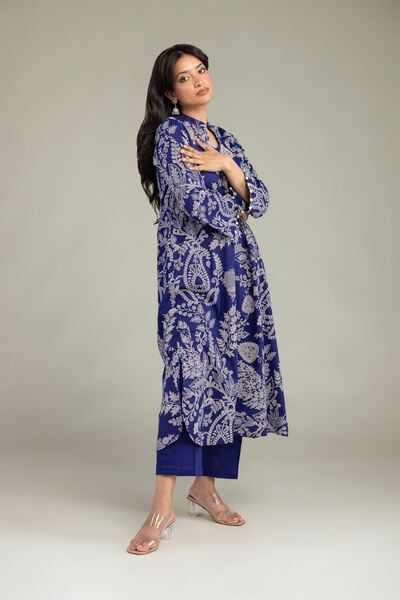 Cambric | Floral Navy Pants | USD 30.00