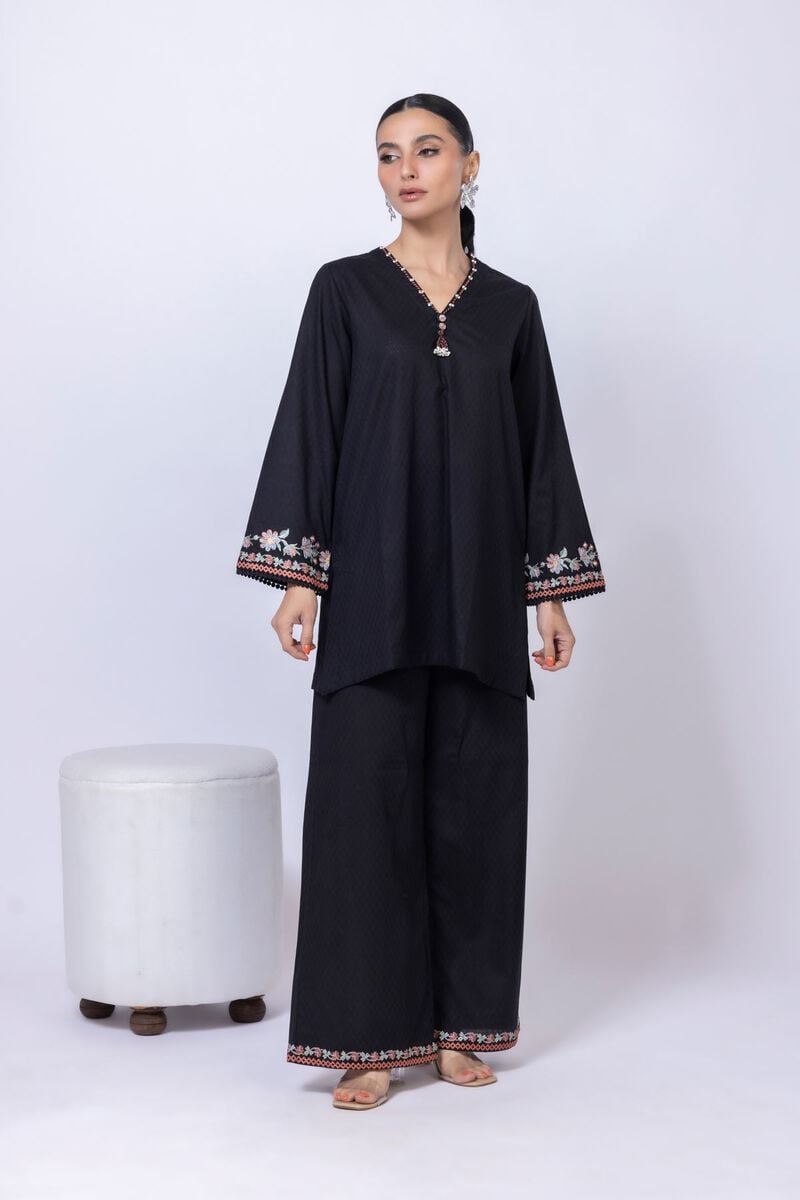 Embroidered | Cotton Dobby | Pants | USD 7.50