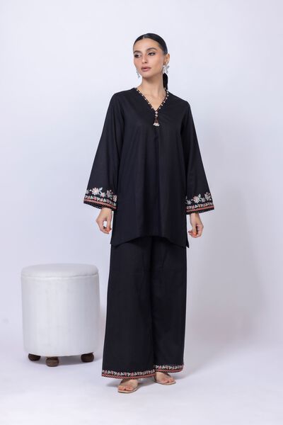Embroidered | Cotton Dobby | Pants | USD 15.00