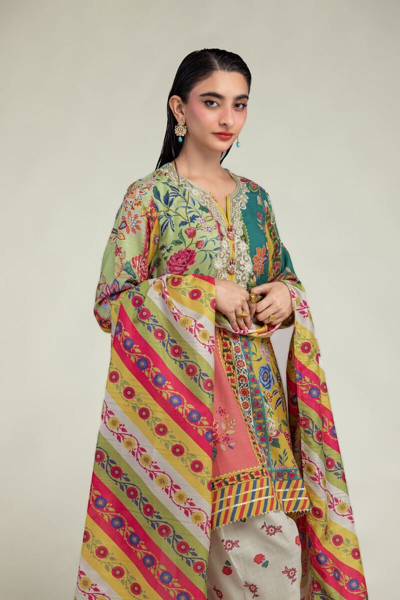 Embroidered | Raw Silk | Floral Silk Kurta | USD 40.00