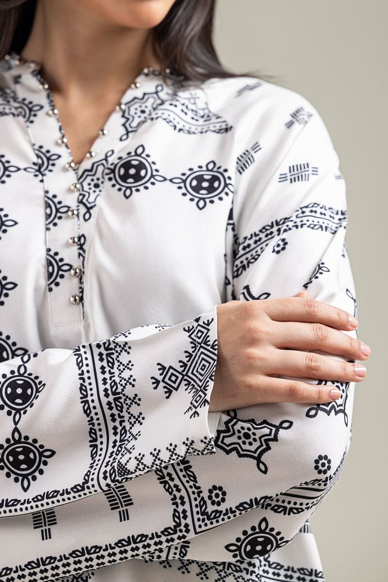 Embroidered | Viscose Crepe | Tunic | USD 35.00