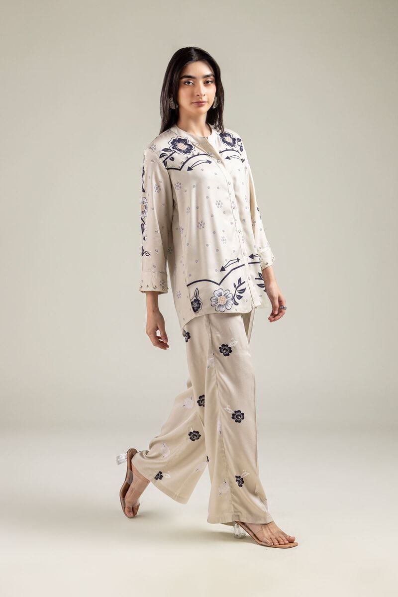 Embroidered | Viscose Crepe | Trousers | USD 30.00