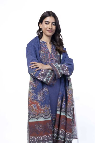 Printed | Karandi | Tailored 3 Piece | USD 50.00