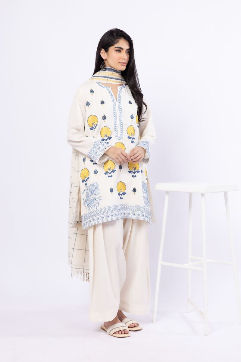 Dyed | Handwoven Cotton | Dupatta | USD 11.50