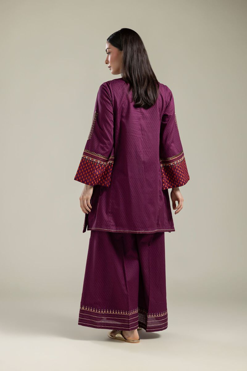 Embroidered |Cotton Dobby | V-Neck Cotton Kurta | USD 35.00