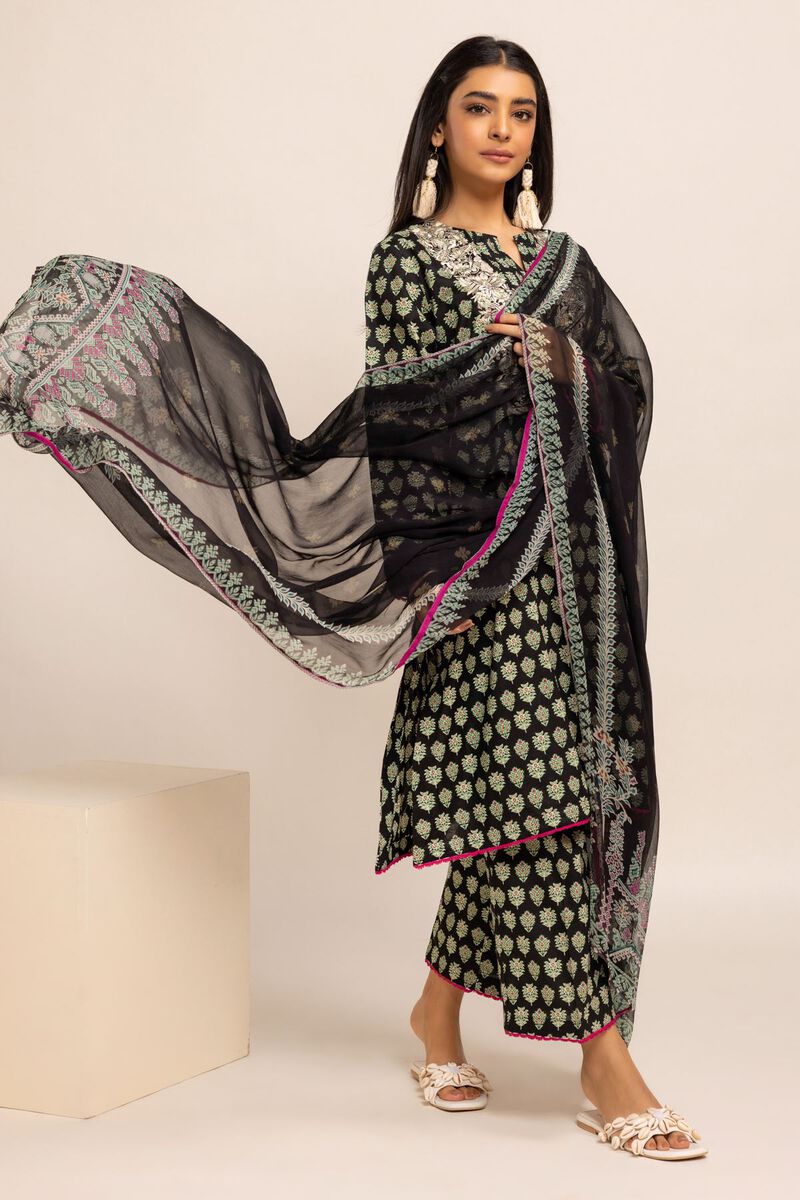 Printed | Bamber Chiffon | Dupatta | null