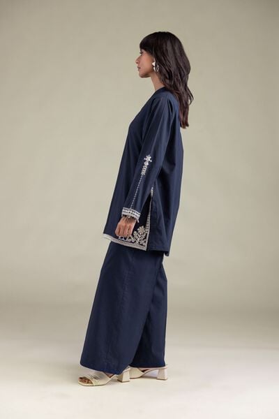 Dyed | Cambric | Solid Navy Pants | USD 25.00