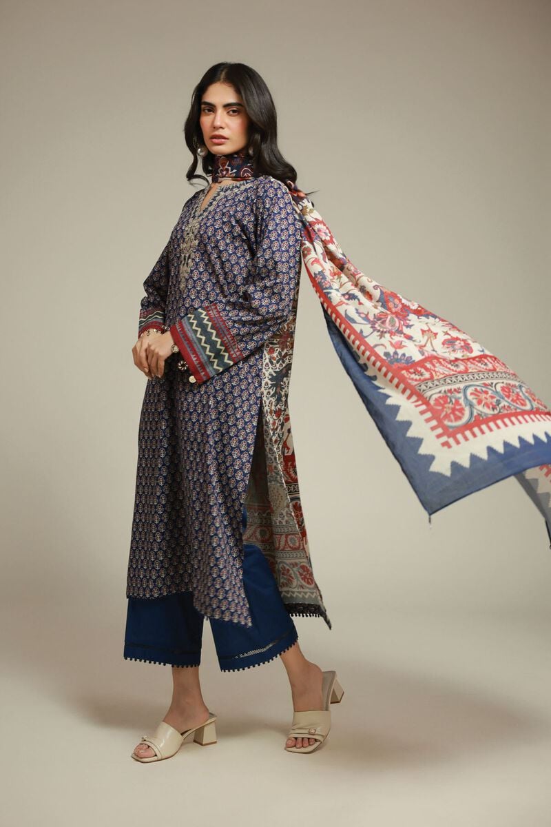 Printed | Messuri | Tailored 3 Piece | USD 65.00