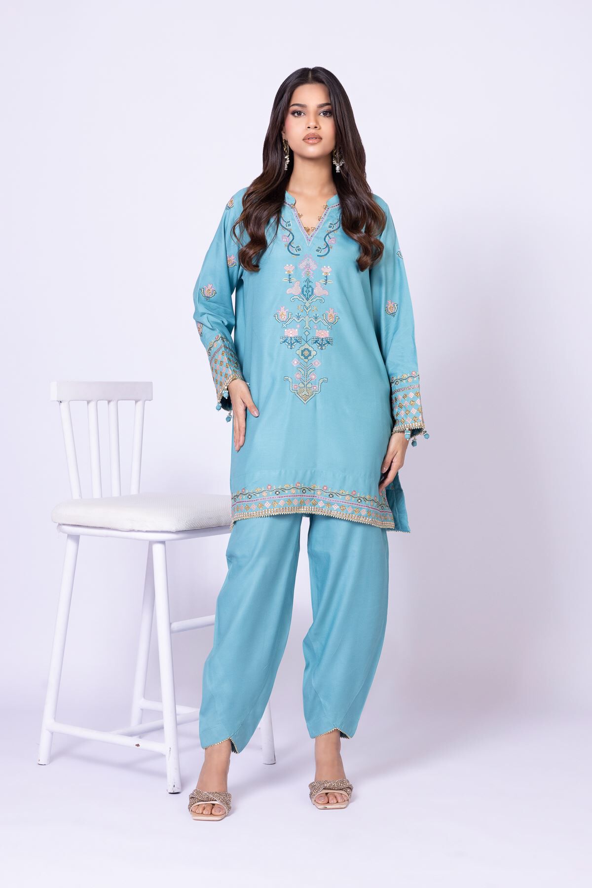 Buy Kurta | 0.0 N/A | 25-10-10S5-04TA-VG_MULTI | Khaadi United States