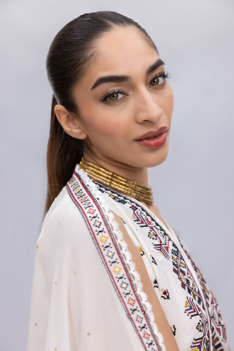 Embroidered | Light Thai Silk | Dupatta | USD 14.00