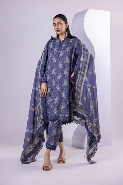 Embroidered | Light Thai Silk | Dupatta | USD 40.00