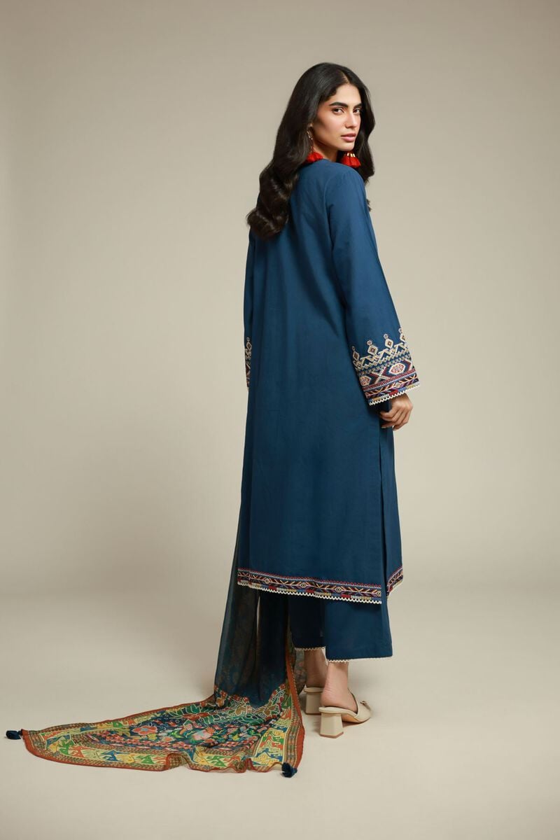 Embroidered | Cambric | Cambric 3-Piece Tailored | USD 70.00